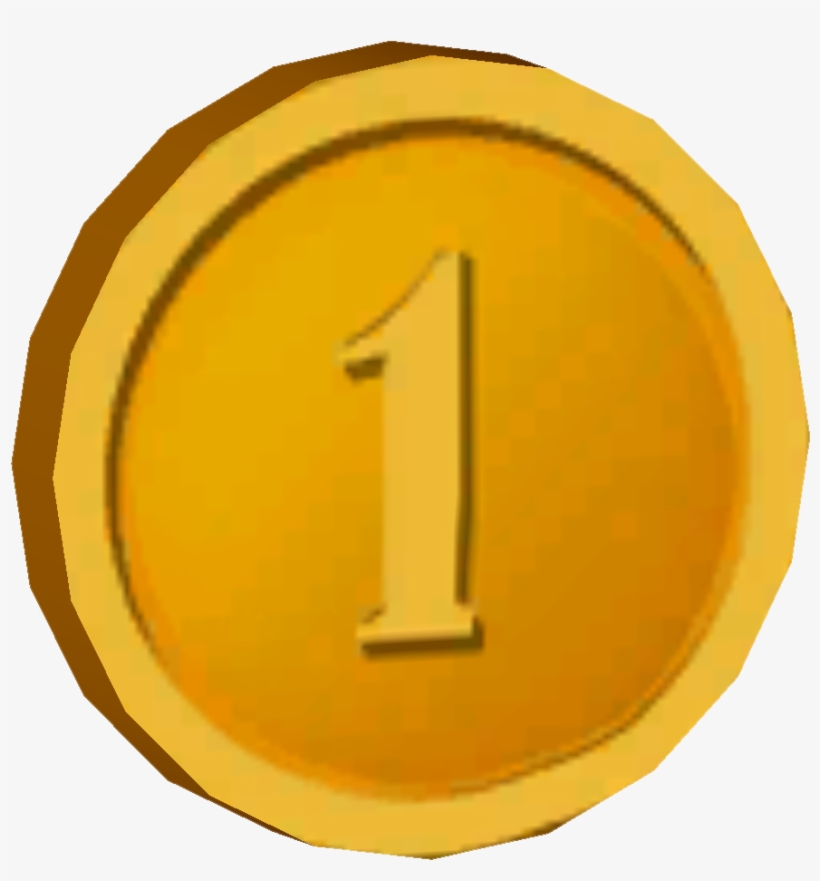 Pre-alpha Gold Coin ''1'' - Gold Coin 1, transparent png