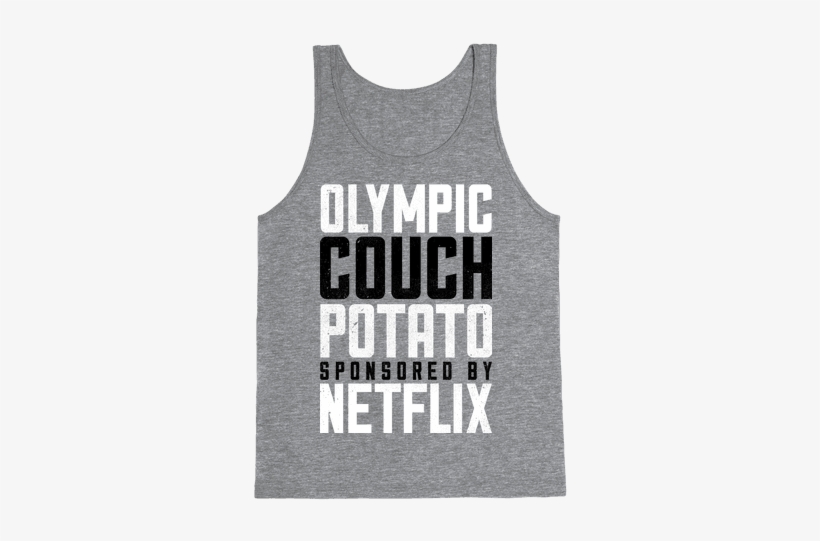 Olympic Couch Potato Tank Top - Top, transparent png