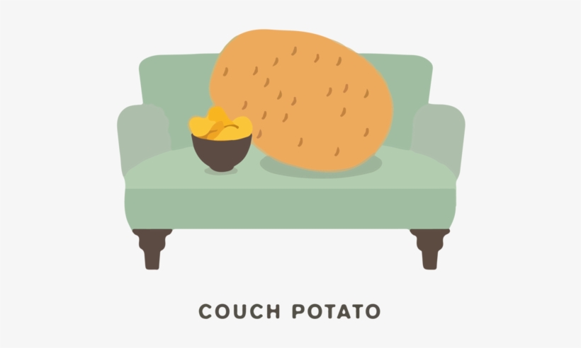 Couch Potato Pun, transparent png