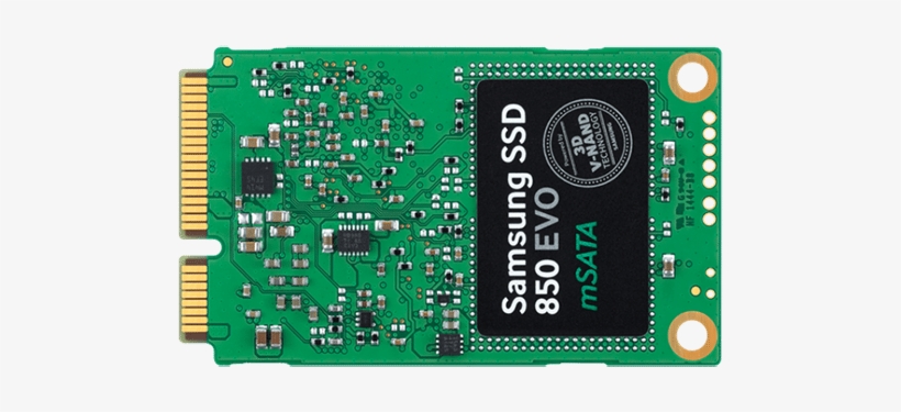 850 Evo Msata Ssd 250gb - Samsung 850 Evo 1tb Msata Solid State Drive, transparent png
