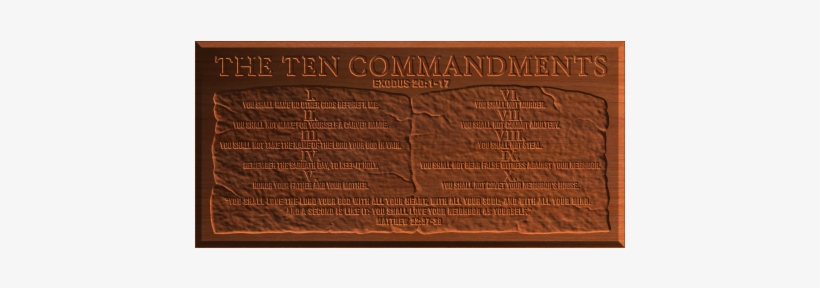 The Ten Commandments Pattern - Commemorative Plaque, transparent png