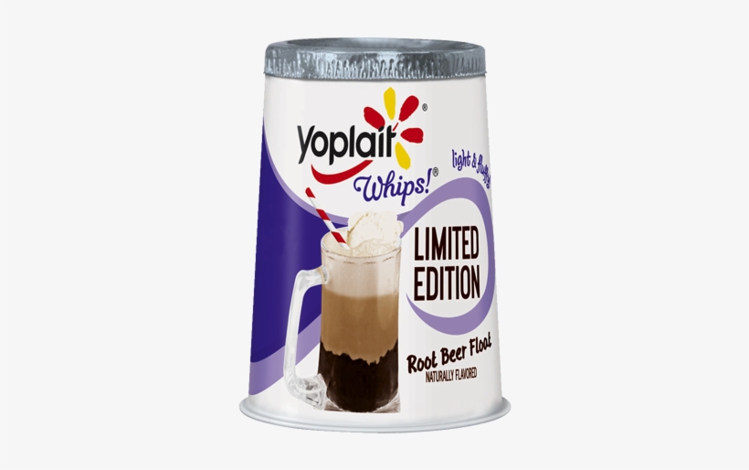 Root Beer Float - Yoplait Whips! Limited Edition Banana Split Flavored, transparent png
