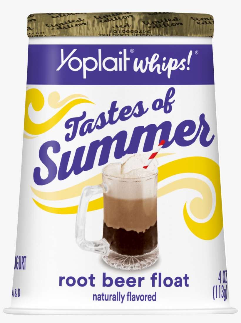 Limited Edition Root Beer Float Flavored Lowfat Yogurt - Yoplait, transparent png