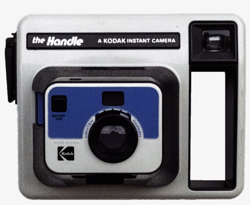 Kodak "the Handle" Instant Camera, transparent png