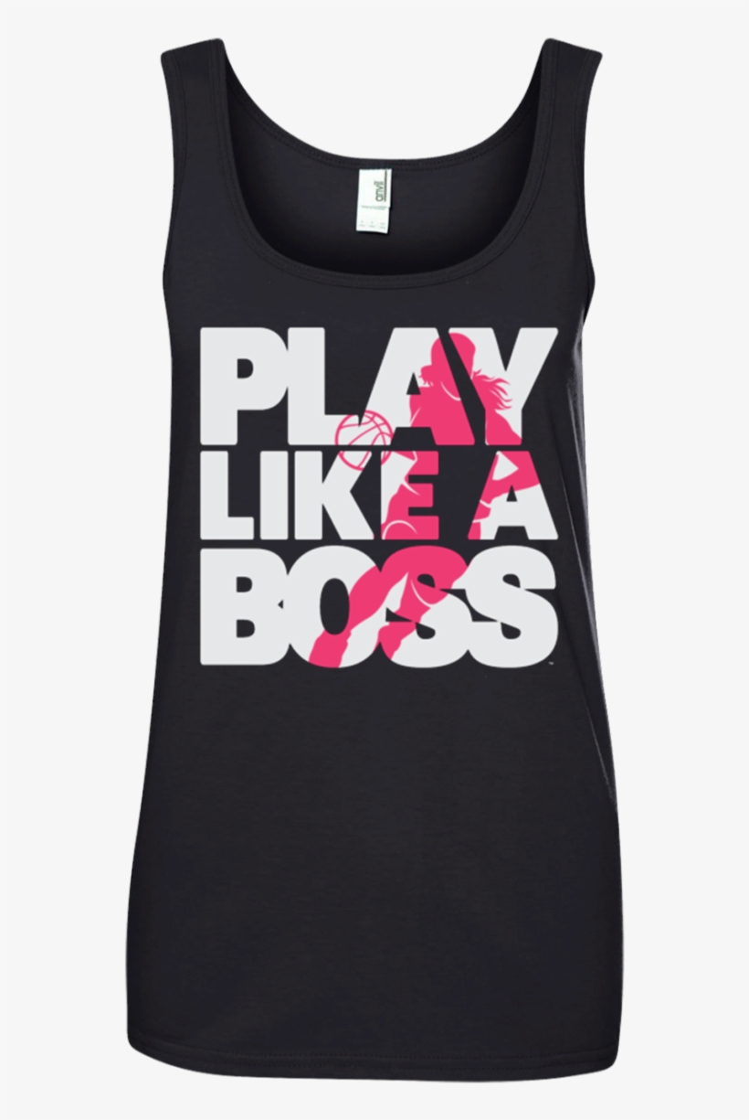 Women's Basketball Play Like A Boss™ Tank - October Birthday Shirts, transparent png