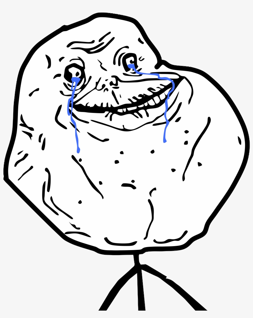 Source - - Forever Alone Png, transparent png