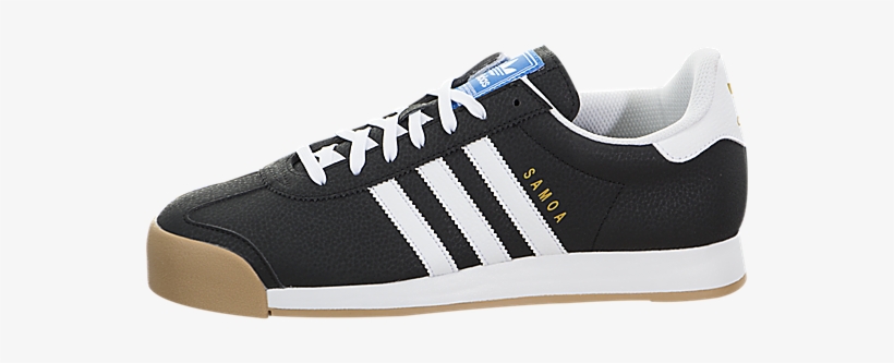 Adidas Samoa - Adidas-samoa Shoes-men's-core Black / Running White, transparent png