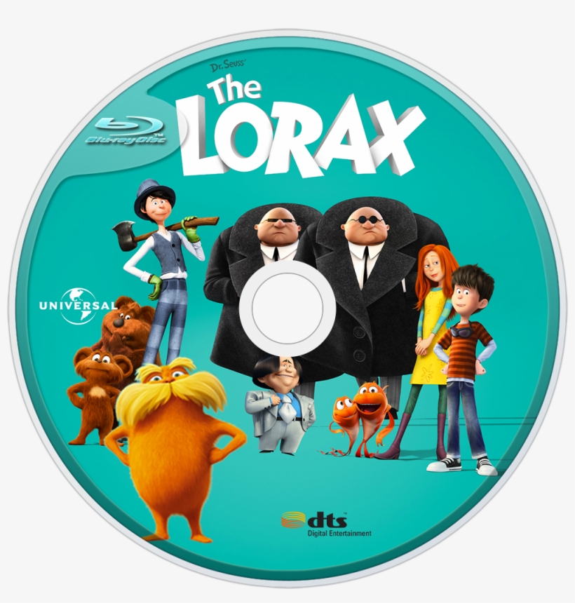 Seuss' The Lorax Bluray Disc Image - Lorax (songbook): Music From The Motion, transparent png