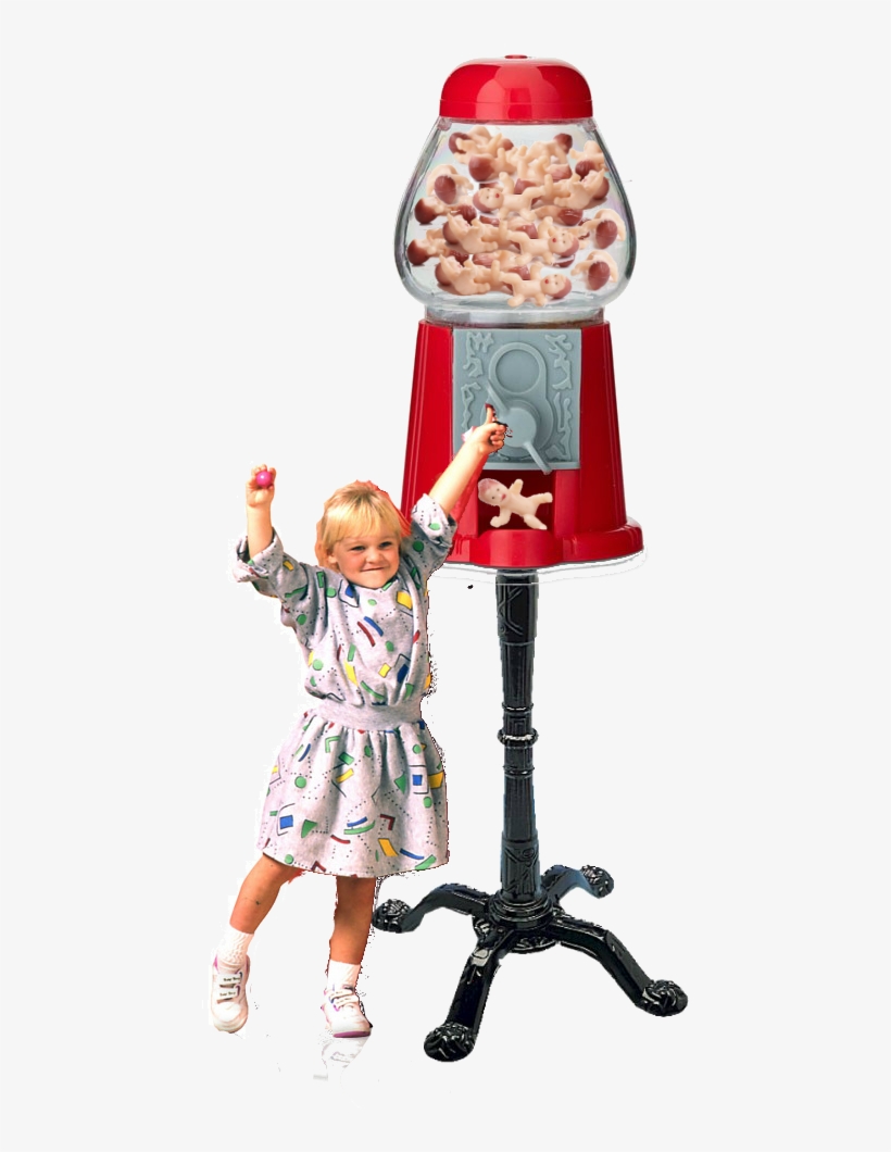 Baby Gumball Machine - Red Gumball Machine Party Favour, transparent png