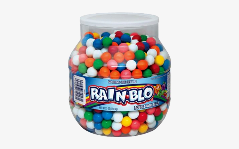 Rain Blo Bubble Gum Balls - Gumballs Rain Blo, transparent png