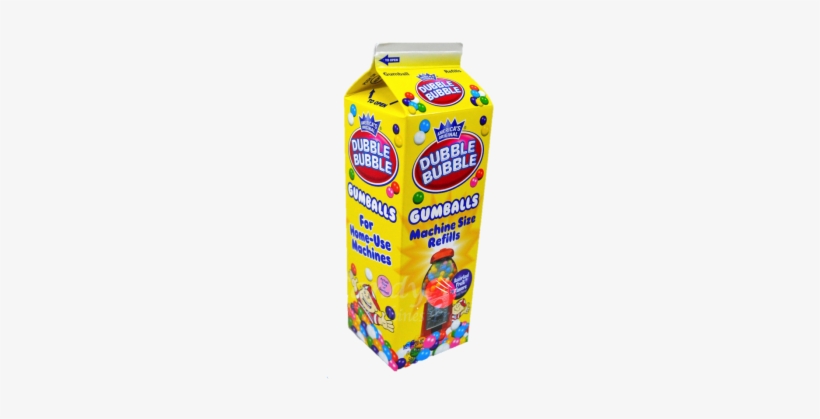 Dubble Bubble Assorted Gumballs Refill Carton 20oz - Dubble Bubble Gumball Refill - 20 Oz Carton, transparent png