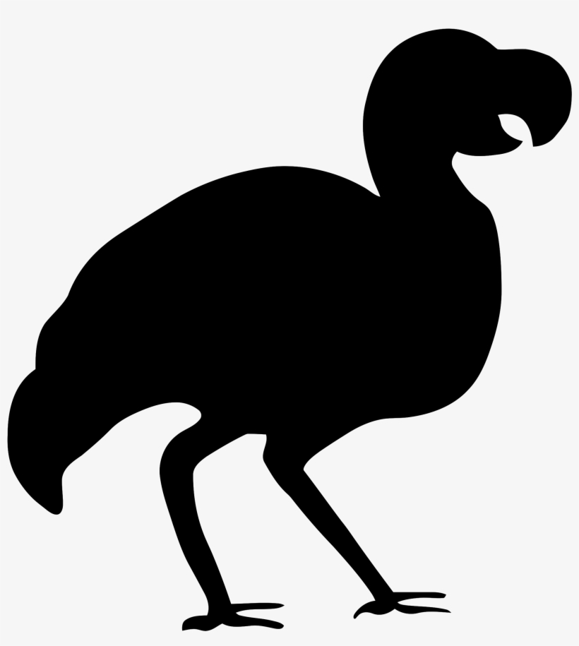 Big Image - Dodo Silhouette Png, transparent png