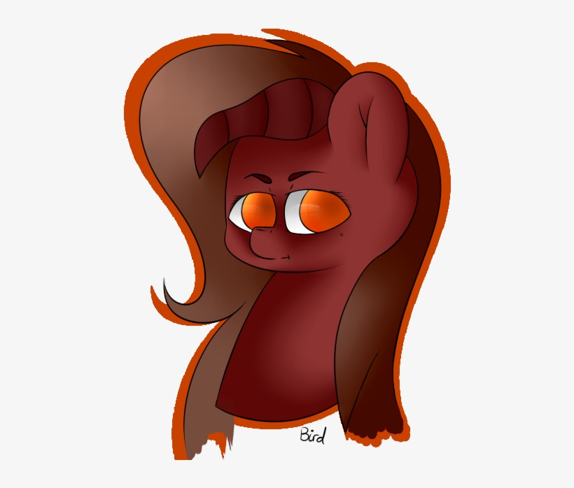 Bird, Beauty Mark, Bust, Horn, Oc, Oc Only, Outline, - Cartoon, transparent png