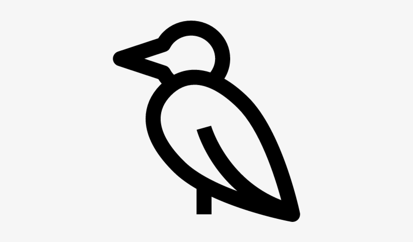 Duck Bird Outline Vector - Pajarablanca, transparent png