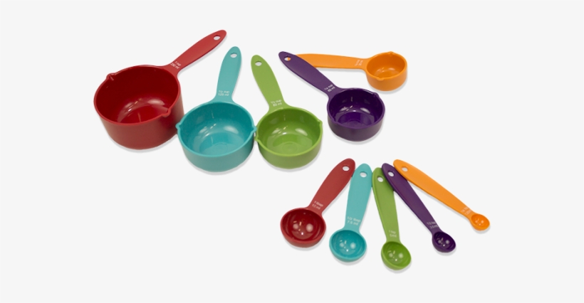 Kitchen Collection 10-piece Measuring Cup And Spoon - Measuring Cups And Spoon Png, transparent png