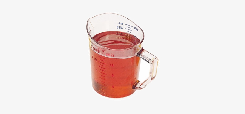 Cambro Camwear 1-pint Polycarbonate Measuring Cup,, transparent png