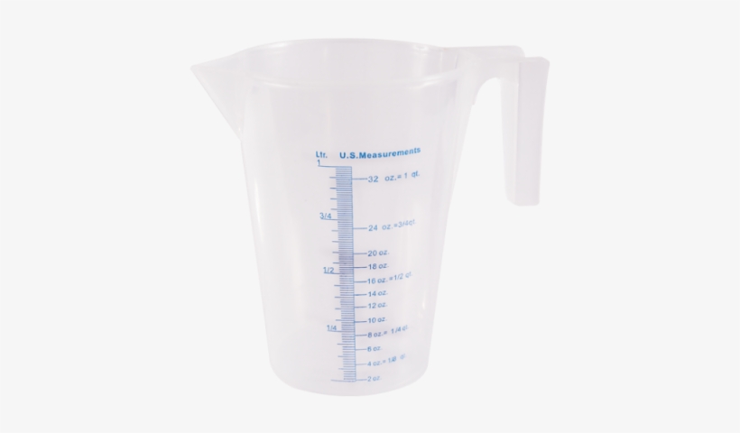 Marsh Funnel, Measuring Cup,1 Liter Plastic, Clear - Jug, transparent png
