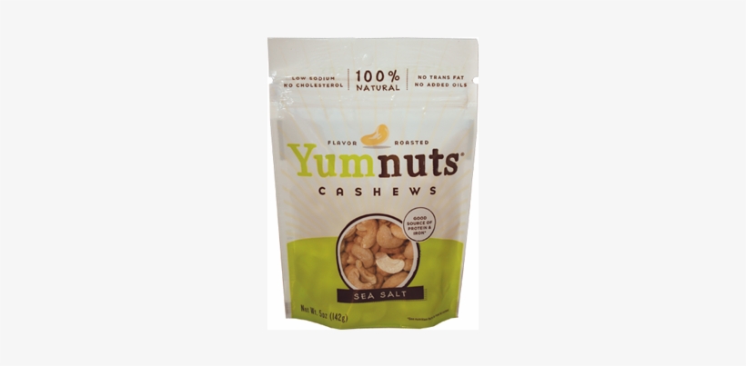 Yum Nuts Cashews - Yum Nuts Cashews (sea Salt) 5 Oz, transparent png