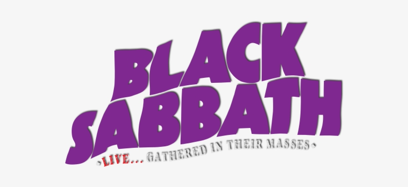 Live Gathered In Their Masses Image - Black Sabbath Logo Png, transparent png