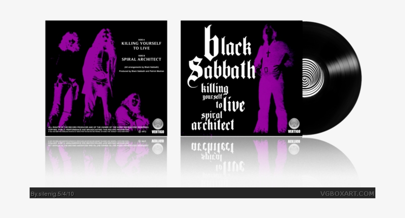Killing Yourself To Live Box Art Cover - Black Sabbath, transparent png