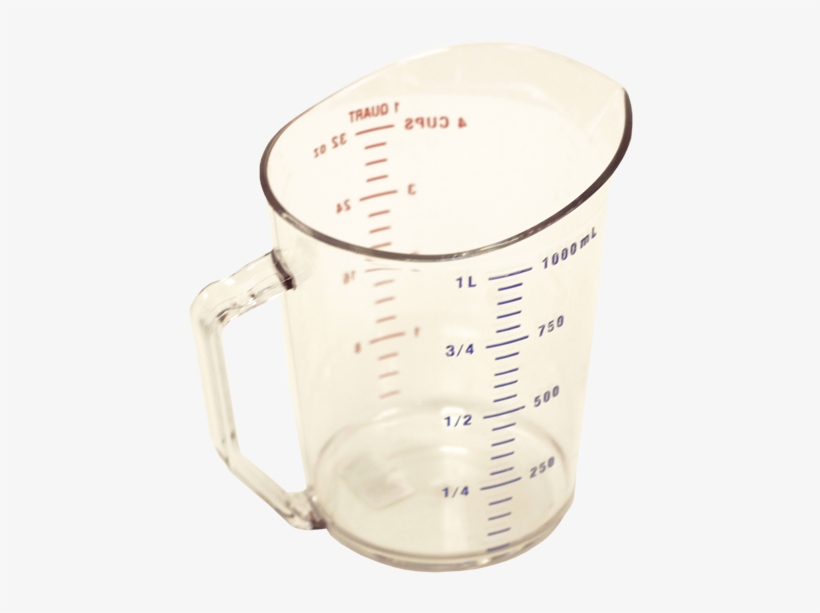 1 Qt Measuring Cup - Cup, transparent png