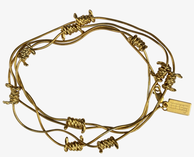 Barbed Wire Wrap Bracelet - Bracelet, transparent png