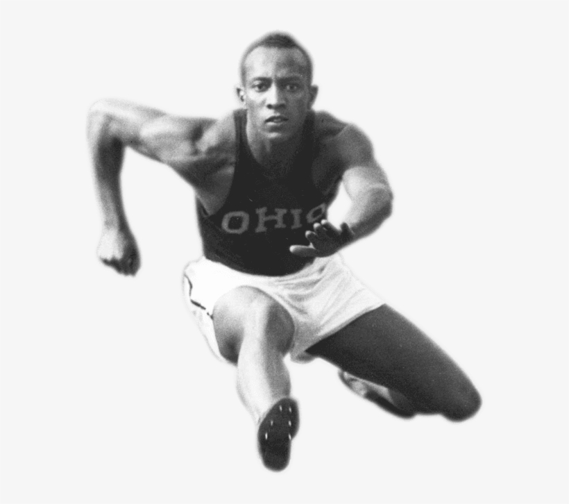 Clip Jesseowens Landing - Jesse Owens, transparent png