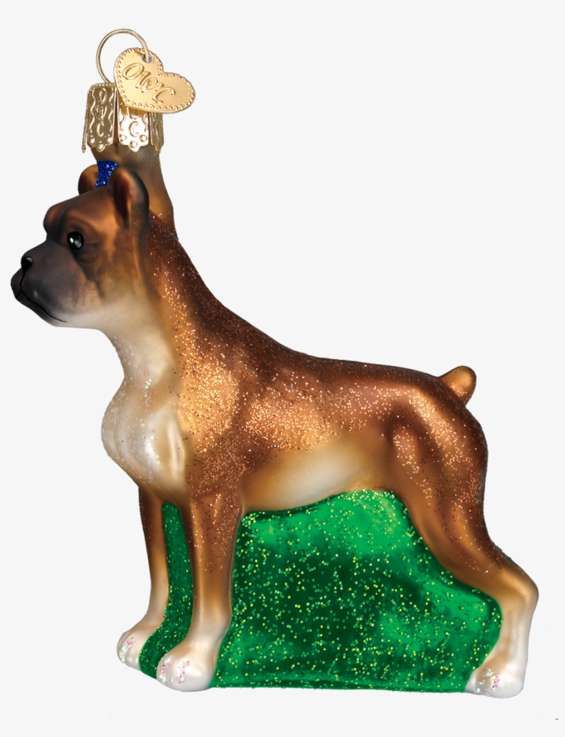 Boxer Dog - Christmas Ornament, transparent png