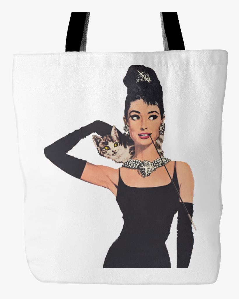 Audrey Hepburn Tote Bags - Audrey Hepburn Dress In Breakfast At Tiffany's, transparent png