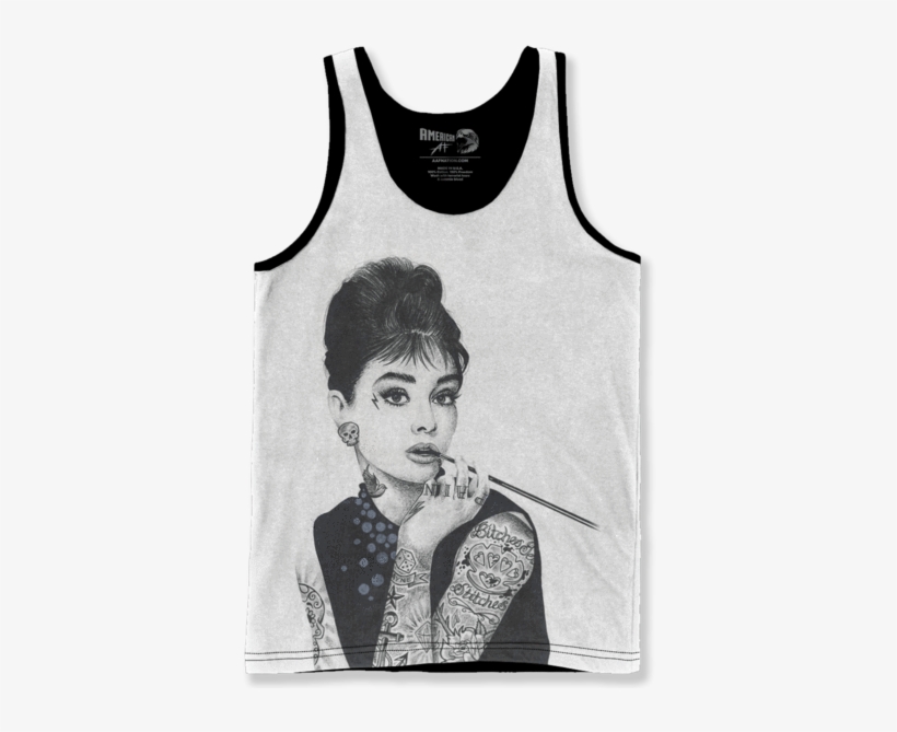 Inked - Audrey - Tattooed Audrey Hepburn Print, transparent png