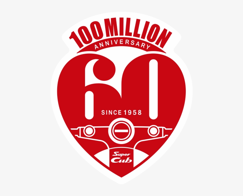 100million Anniversary 60th Since - Super Cub 60th Anniversary Book, transparent png