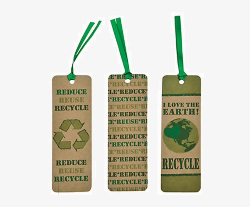 Recycle, Reduce, Reuse Box Recycle Kraft Paper Bookmarks 413x480