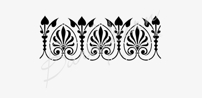Fs68 Art Nouveau Style Border - Flower Myth By Colony, Horatio, transparent png