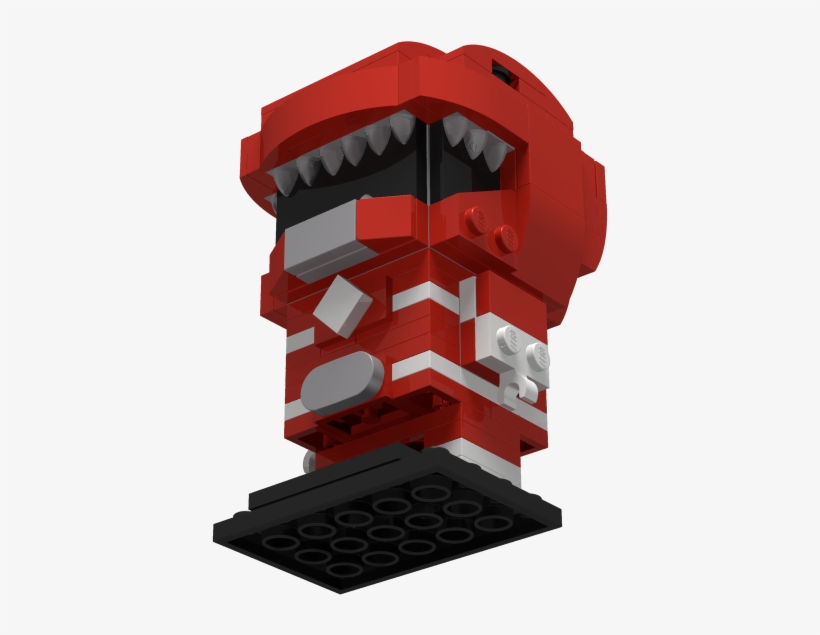 Red Power Ranger - Lego, transparent png