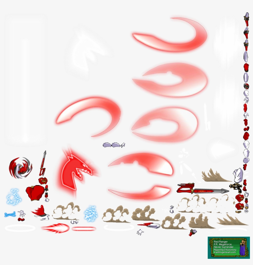 Click For Full Sized Image Red Ranger - Illustration, transparent png