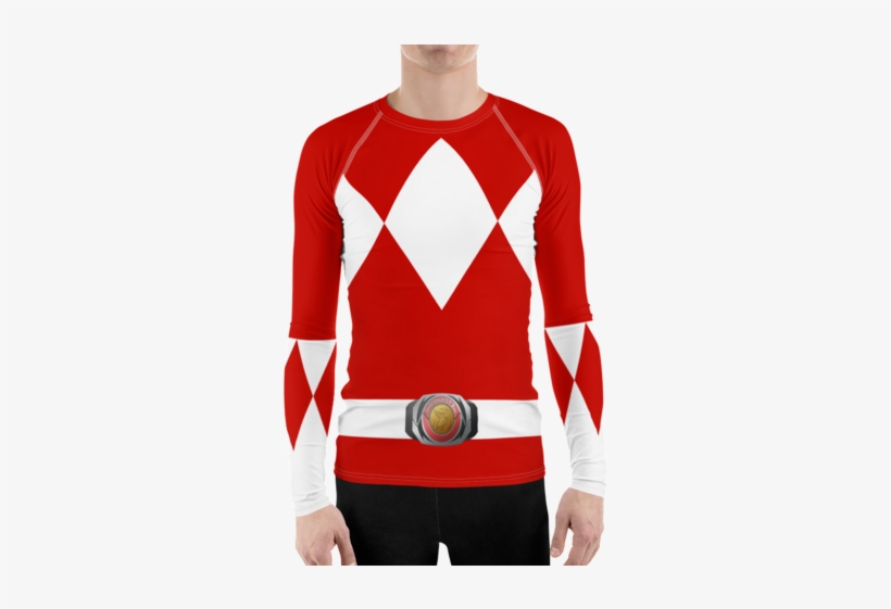 Red Ranger Rash Guard - Rash Guard, transparent png