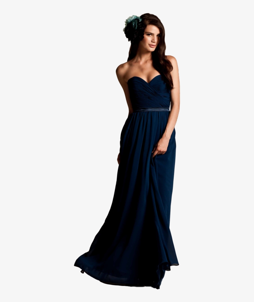 Dress Png - Wedding Dress Navy Blue Png, transparent png