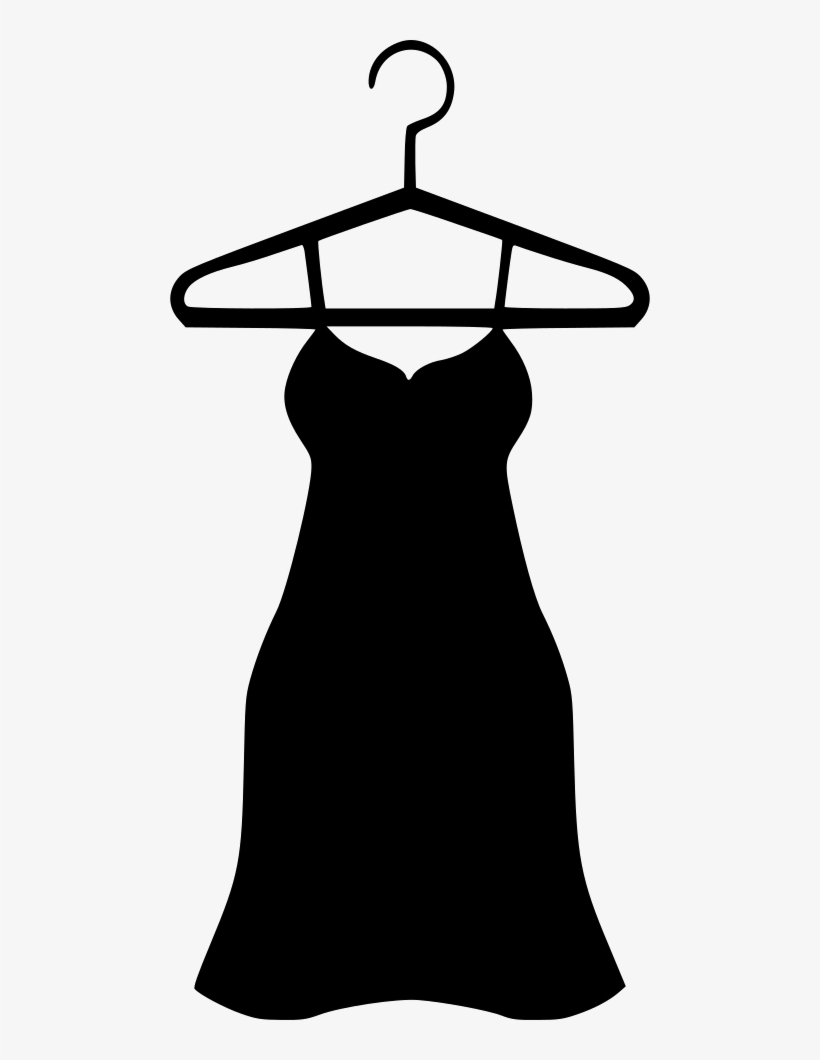 Night Dress Woman Lady Silk Comments - Little Black Dress, transparent png