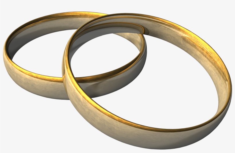 Casamento Ouro Alianças Png, transparent png