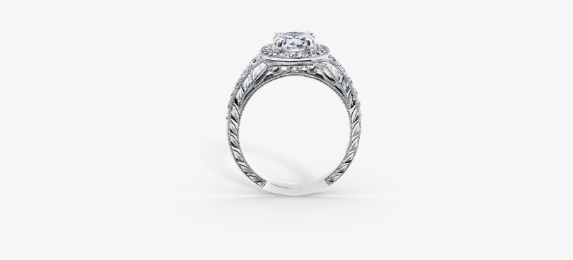Kirk Kara Engagement Ring - Engagement Ring, transparent png