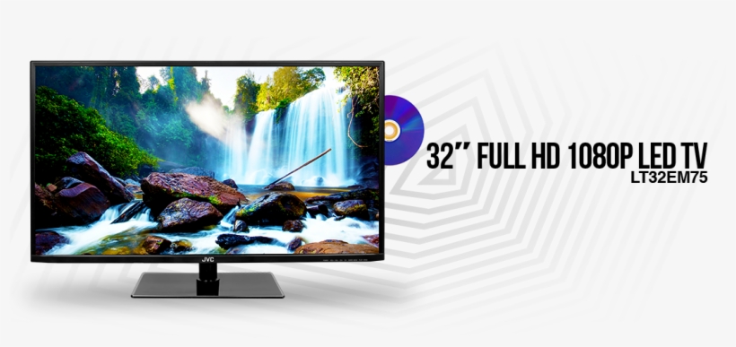 View 720p Images With The Lt32em75 32" Class Hd Led - Jvc Lt-32em75 - 32" Led Tv - 720p, transparent png