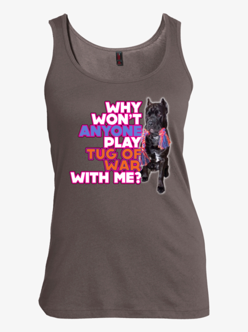 Tug Of War Cane Corso Tank - Female Strength Women's Tank Tops, transparent png