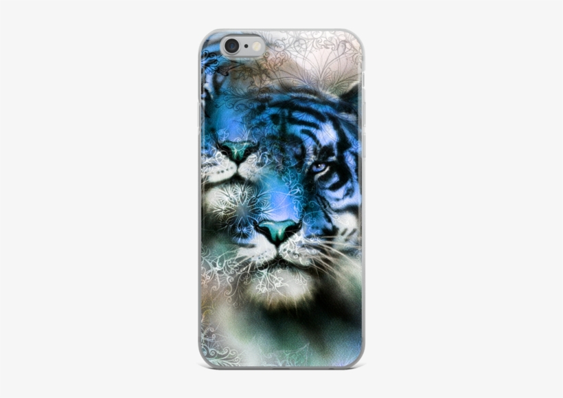 Tiger And Mandala With Ornament Iphone Case - Tiger, transparent png