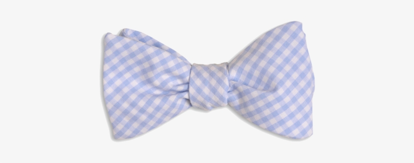 Neckwear The Lucky Knot - High Cotton Men's Self Tie Carolina Blue Gingham Bow, transparent png