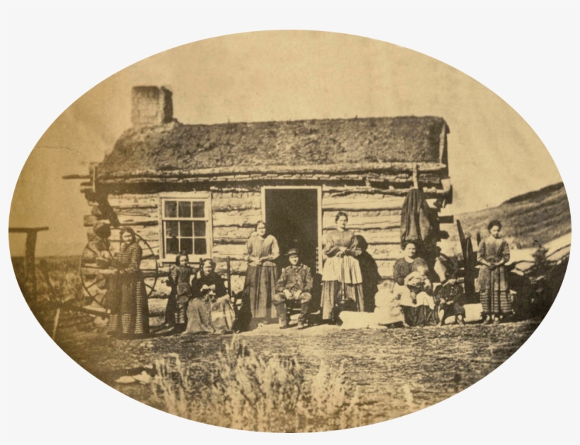 Mormon Family -oval - Life In Utah, Or, The Mysteries And Crimes Of Mormonism, transparent png