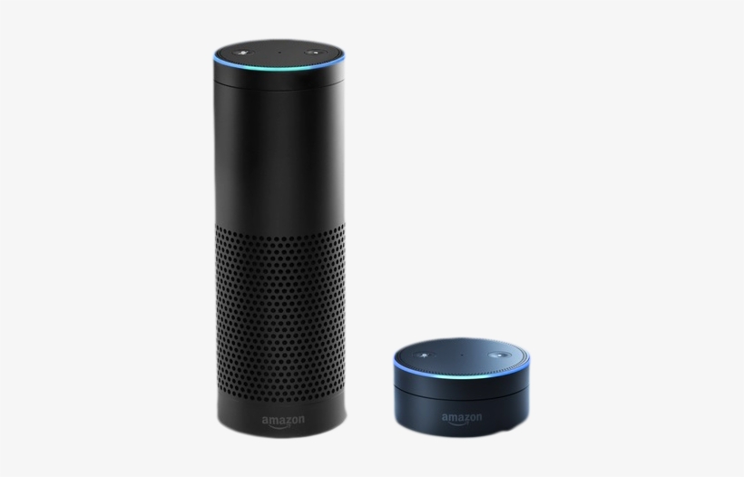 The Echo And Dot - Amazon Echo 2-way Smart Speaker - Wireless - Black, transparent png