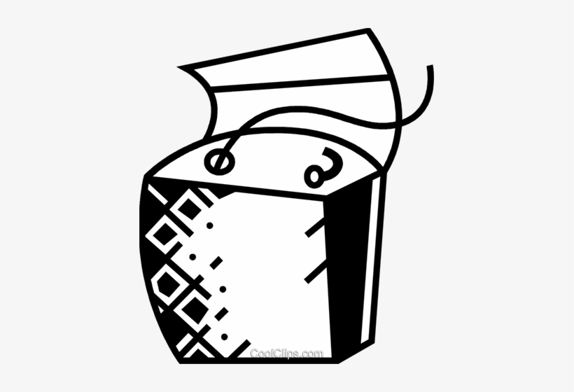 Dental Floss Royalty Free Vector Clip Art Illustration - Dental Floss Transparent Background, transparent png