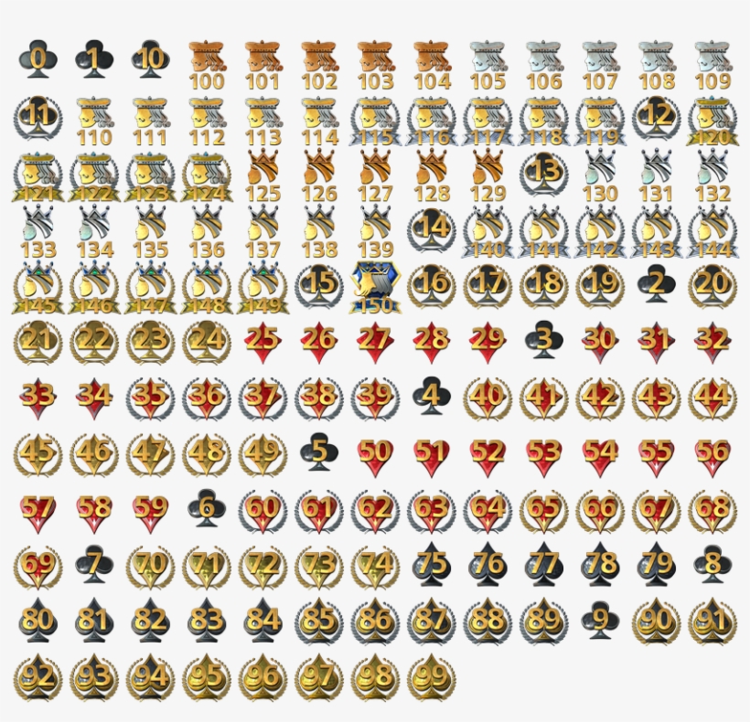 All 150 Ranks That Are Available In The Beta - Battlefield Hardline, transparent png