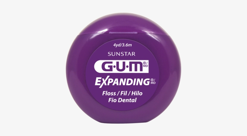 Gum® Expanding® Dental Floss, 4 Yd - Gum Floss Expanding, transparent png