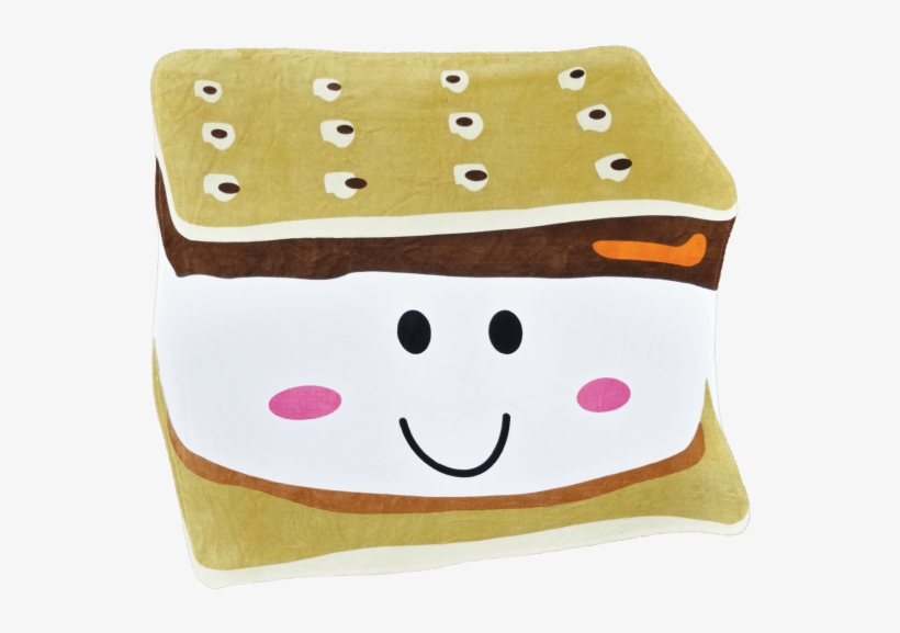 Picture Of Smiley S'more Oversized Towel - Towel, transparent png